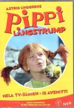 Astrid Lindgren DVD SCHWEDISCH Pippi Langstrumpf Långstrump 6 DVD BOX EINE DVD FEHLT !!